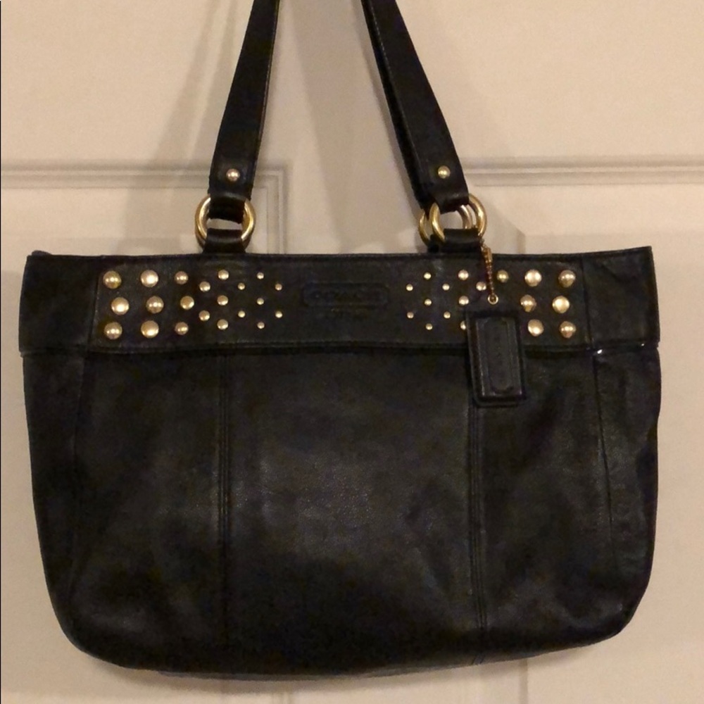 Coach Black Leather Purse